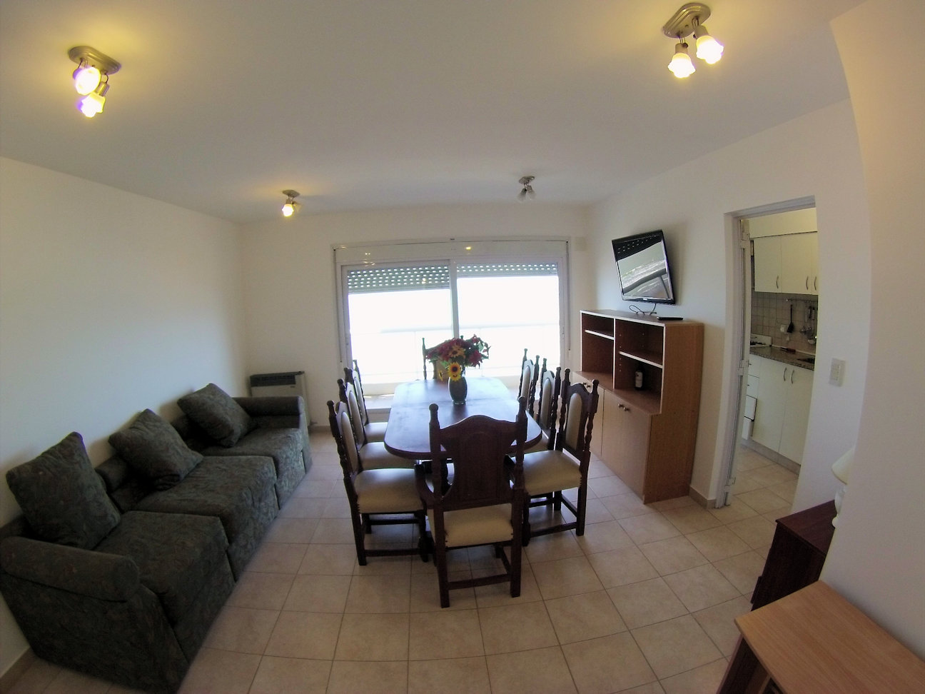 Living comedor con vista al mar